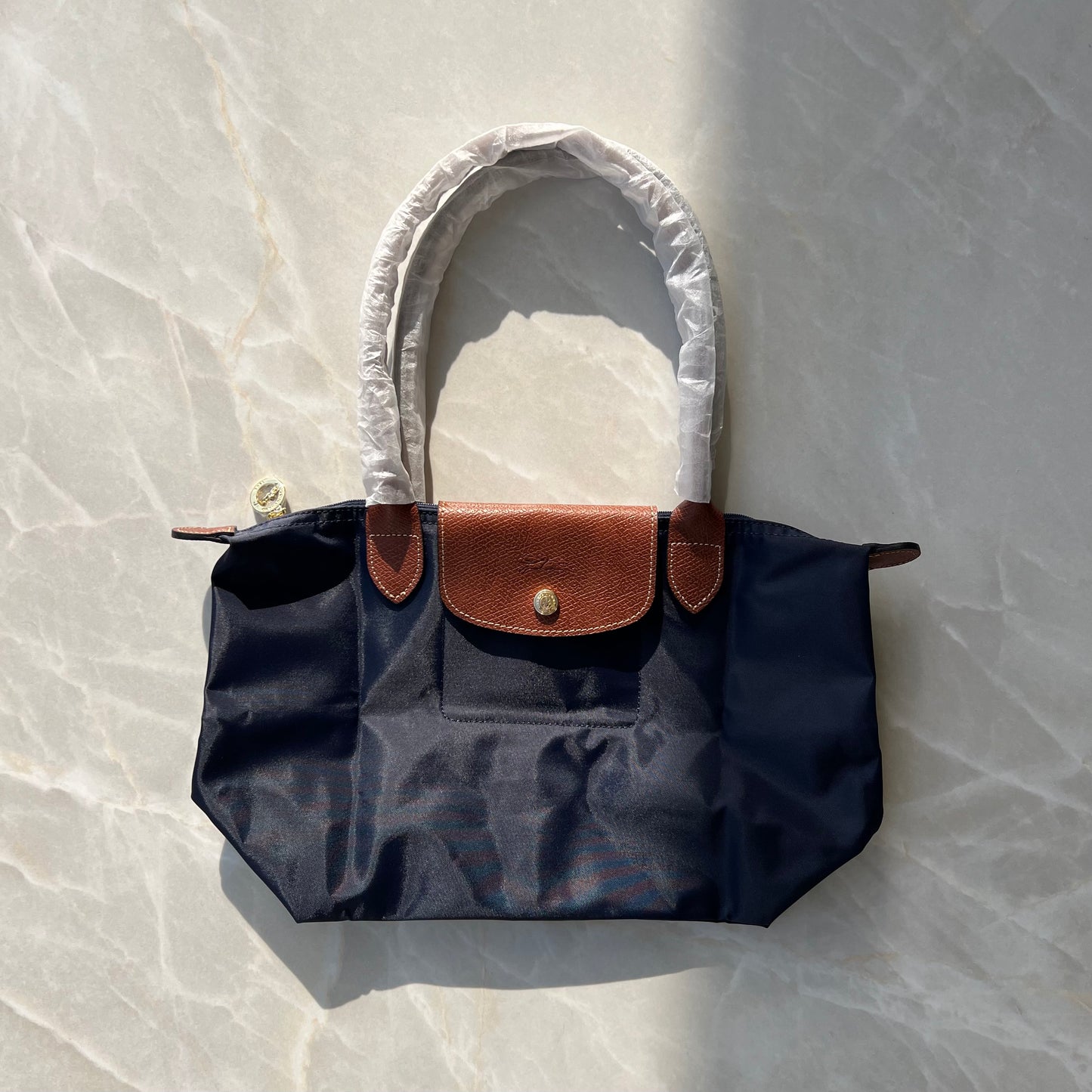 LONGCHAMP NAVY BLUE MEDIUM TOTE BAG