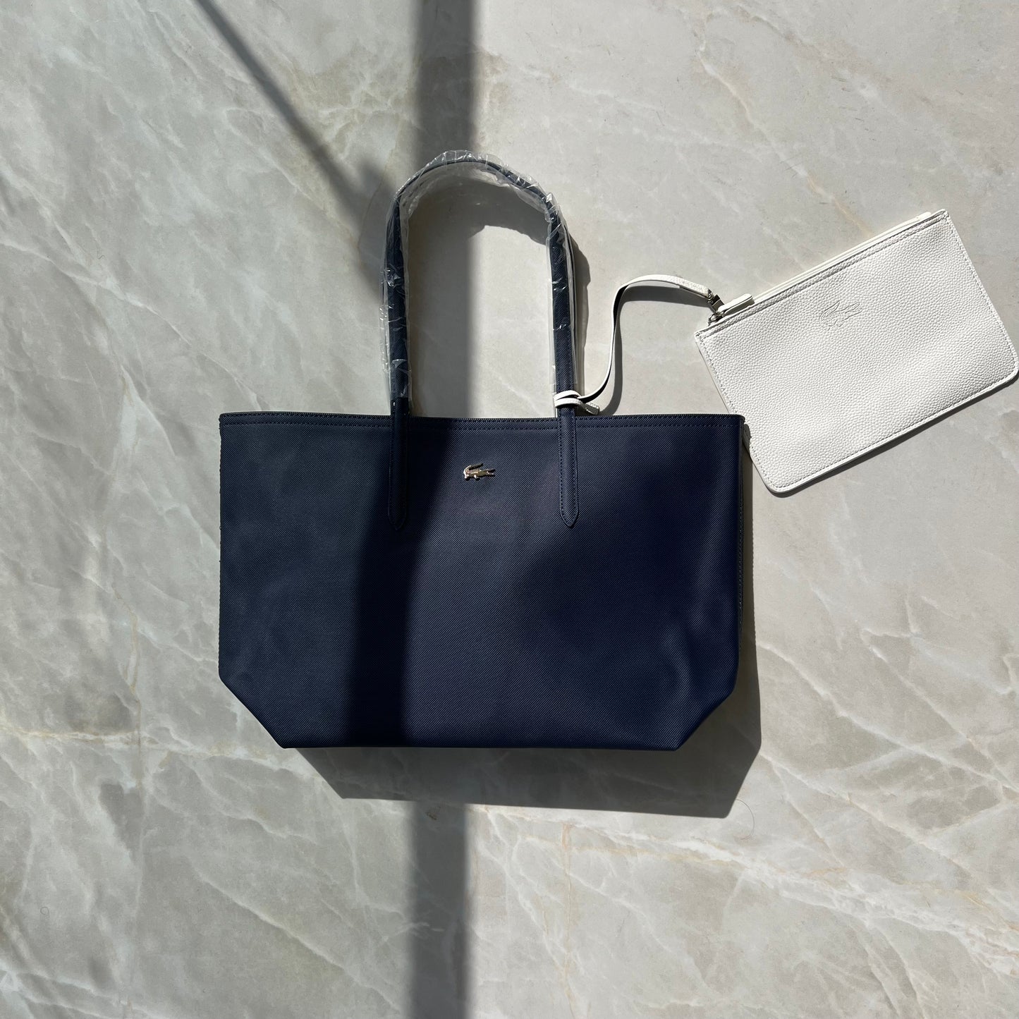 LACOSTE REVERSIBLE TOTE BAG(Navy Blue)