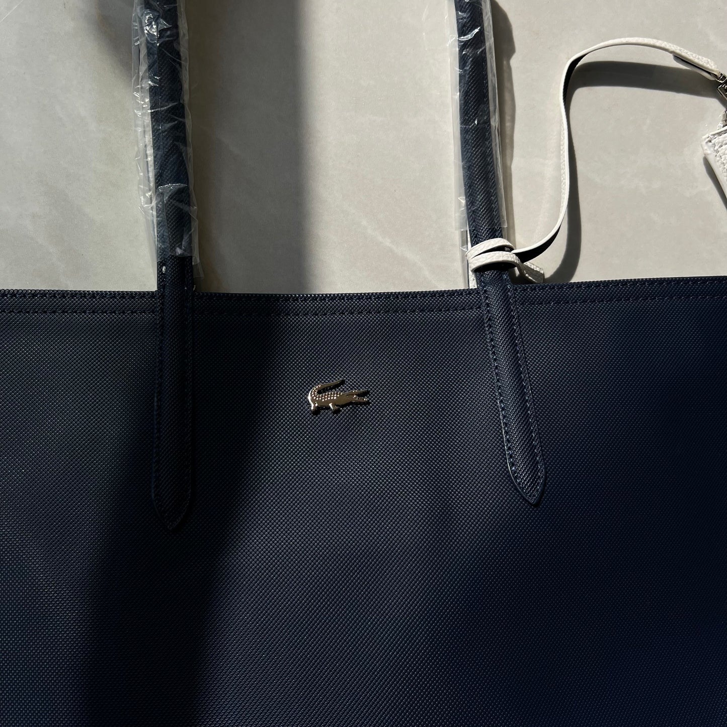 LACOSTE REVERSIBLE TOTE BAG(Navy Blue)