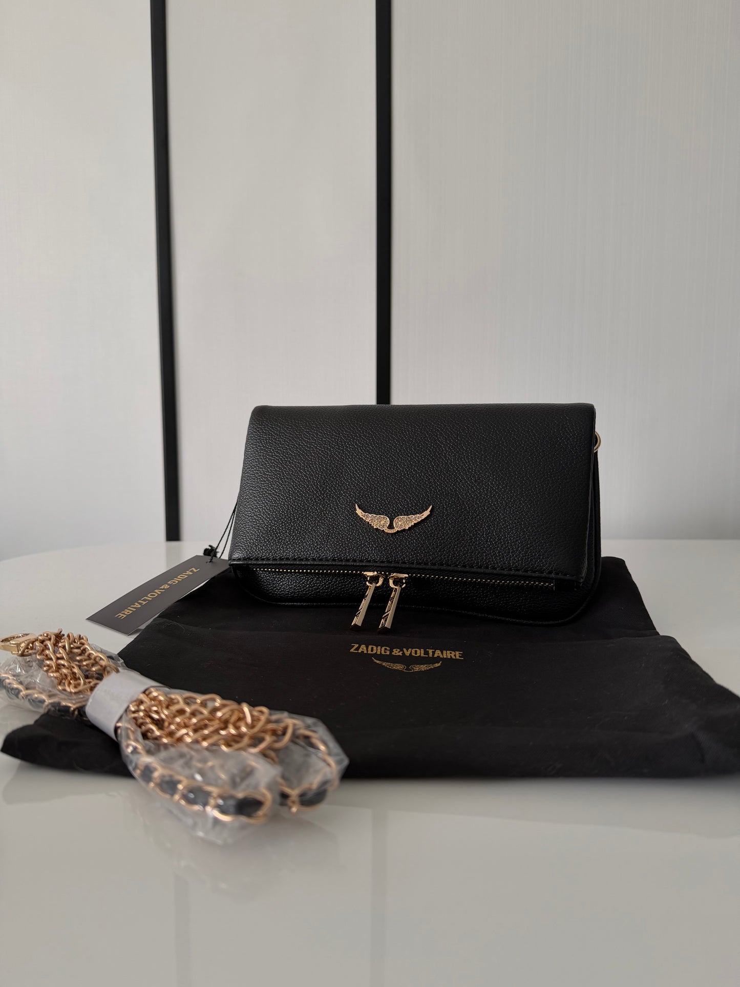 ZADIG&VOLTAIRE GOLD MINI BAG
