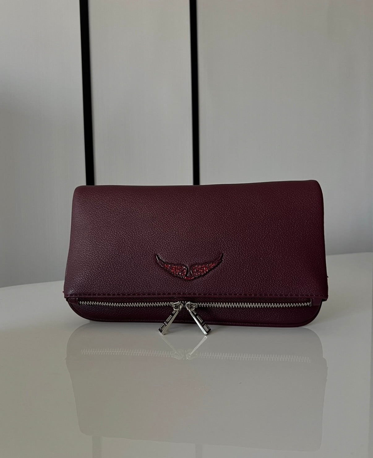ZADIG&VOLTAIRE MEDIUM BURGUNDY BAG